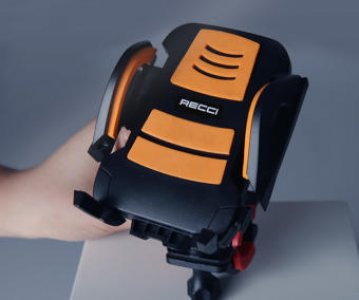 Recci Bike Phone Mount, Phone Holder for Bike with Universal Cradle Clamp for iOS & Android Smartphones, Motorcycle and Bicycle Holder Compatible Smartphone