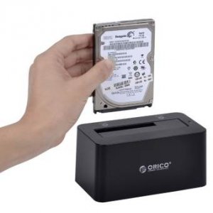 ORICO USB 3.0 to SATA Hard Drive Docking Station for 2.5 inch or 3.5 inch HDD/SSD Windows/Lumix/Mac Compatible, 16TB Support, Black(6619US3)