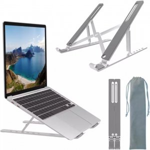 Aluminum Alloy 7-Level Adjustable Laptop Stand for 10 to 17 Inches Mackbook/Laptops
