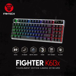 FANTECH FIGHTER K613X ALUMINUM BACKLIT GAMING KEYBOARD