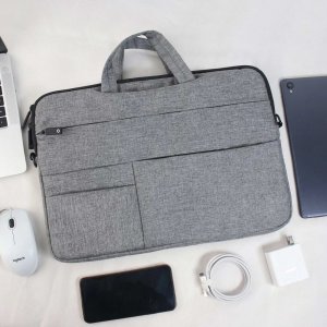 Laptop Bag Upto 13 inch Water-resistant, Grey