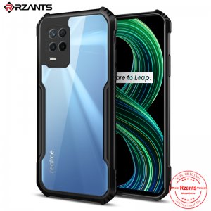 Rzants Realme 8 5G Case Hard [Beetle] Hybrid Shockproof Slim Crystal Clear Cover Double Casing Realme 8 Cover