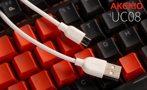 Akekio UC08 Micro Fast Charging USB Charging+ Data Sync Cable For Android Phone & Tablet