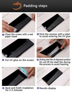 Nadunx Galaxy Note 9 Screen Protector Tempered Glass [Ultrasonic Fingerprint Compatible] Premium Nanoscale UV Light Curved Liquid Glass Screen Protector for Samsung Galaxy Note 9 - HD Clear