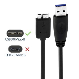 USB 3.0 To SSD/HDD Cable A to Micro B SuperSpeed Cable For External Hard Drives - 1.3M