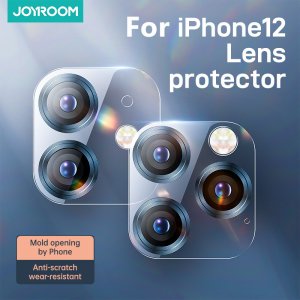 Joyroom Camera Lens Protector for iPhone 12 Pro(6.1 inch), Upgraded HD Tempered Glass Aluminum Alloy Lens Screen Cover Film iPhone 12 Pro Camera Glass