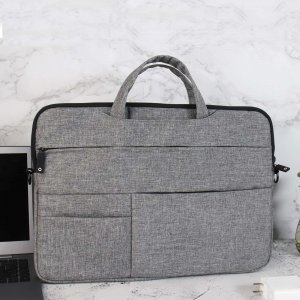 Laptop Bag Upto 14 inch Water-resistant, Grey